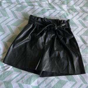 Leather Shorts